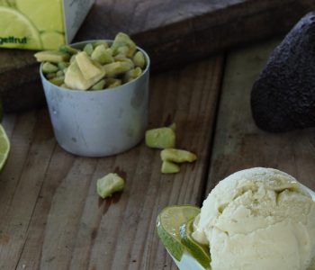 sorbetto avocado e lime