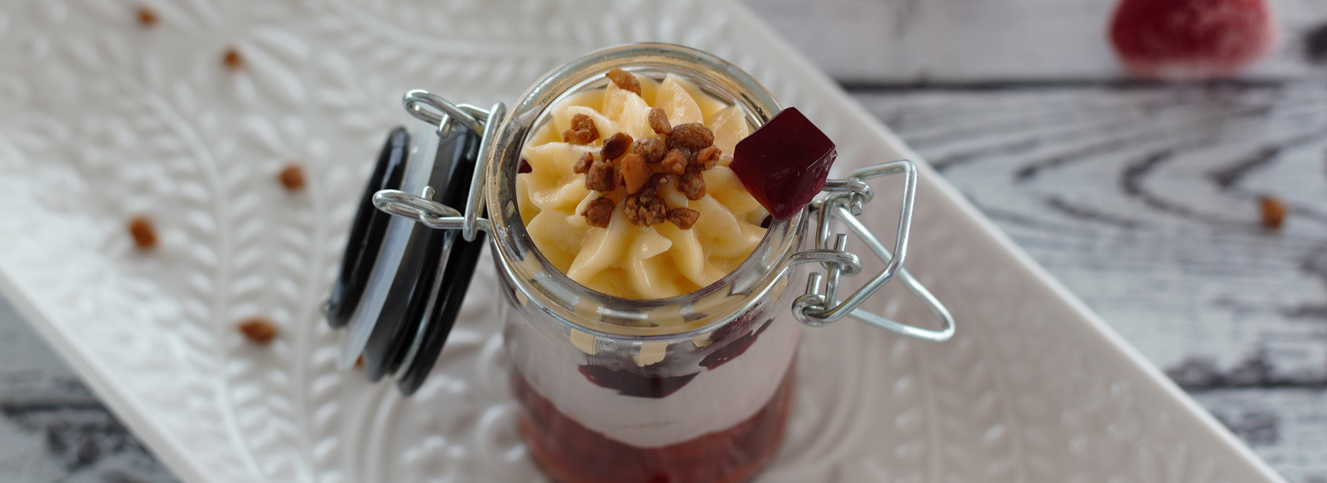 monoporzione Amore in trasparenza