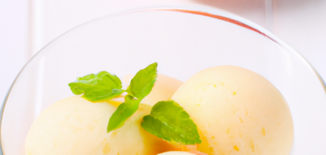 sorbetto mela e yuzu