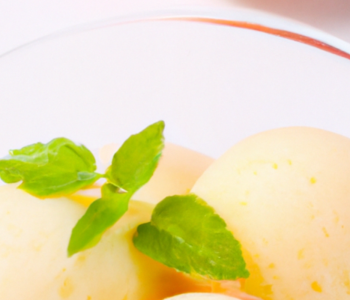 sorbetto mela e yuzu