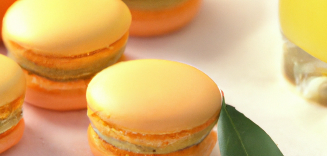 Macarons al mandarino